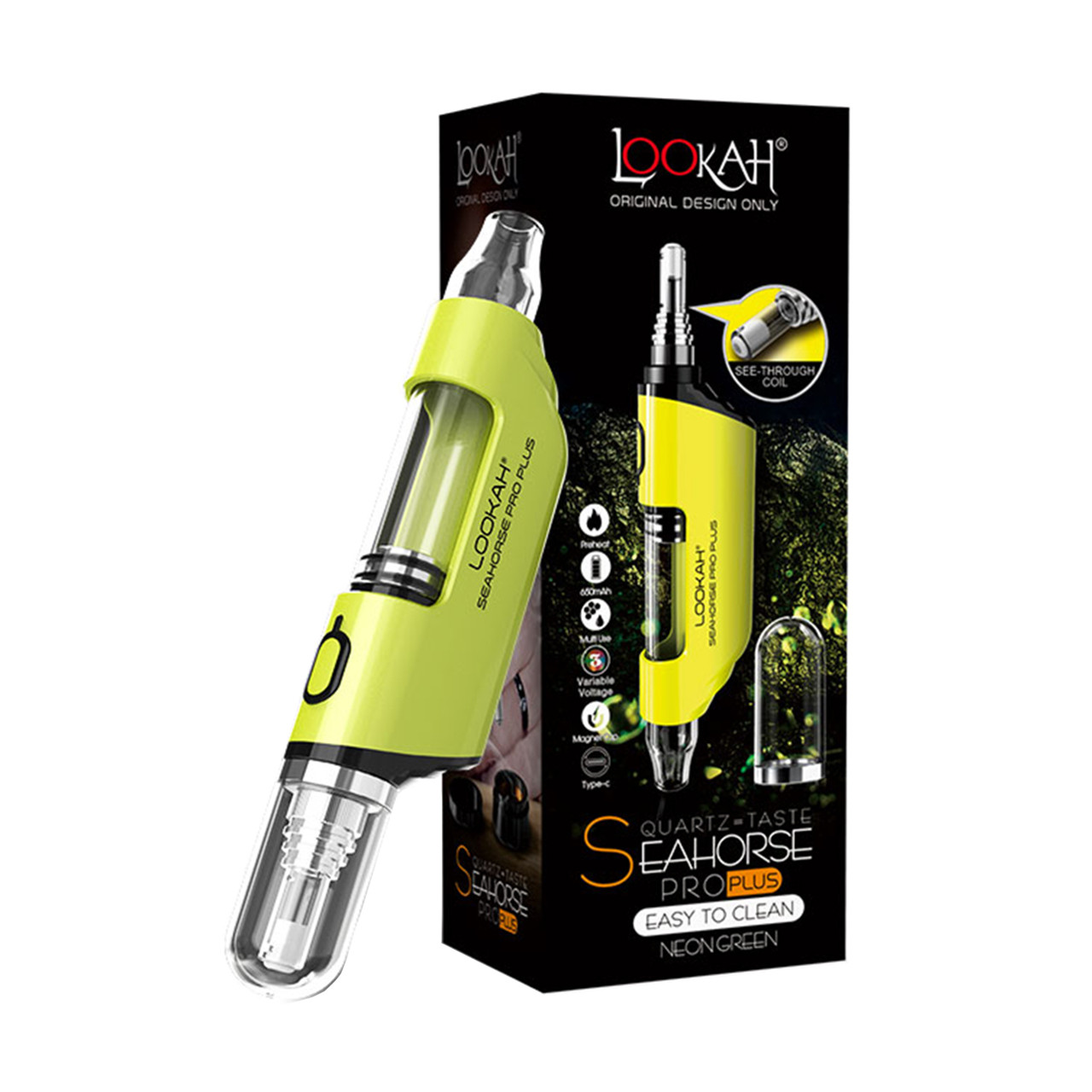 Lookah Seahorse Pro Plus, thc, , wax, dab, concentrates, nectar